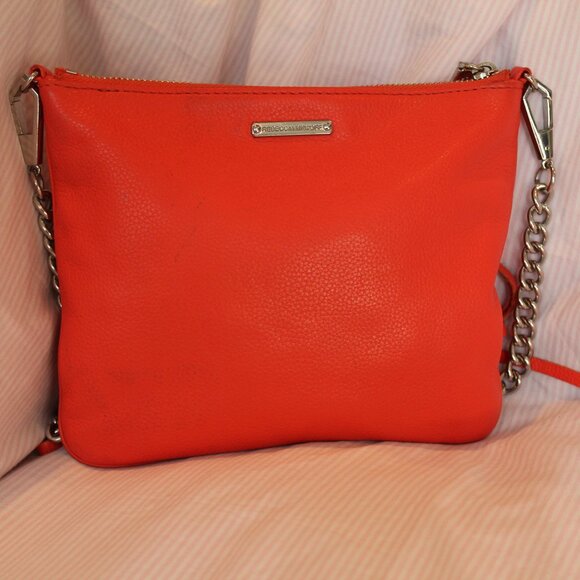 Rebecca Minkoff Leather Crossbody Bag Decorative & Fun Zippers - Picture 3 of 16